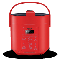 洛贝(Luby)LBA-2EPP06阿迪锅正品2升智能电压力锅小型多功能全自动高压锅家用1-2-3人红色(单胆)