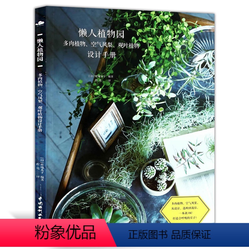 [正版] 懒人植物园:多肉植物、空气凤梨、观叶植物设计手册 多肉植物书籍