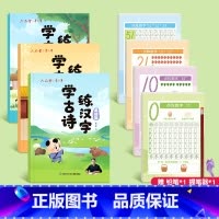 [全套3本]+点阵数字0-100彩色版4本送1铅笔1握笔器 [正版]幼小衔接小学生古诗词练字帖同步字帖练字人教版每日一练