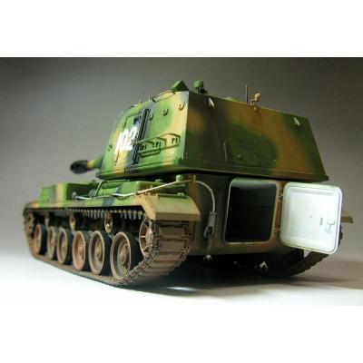 小号手拼装军事模型00305仿真1/35中国83式152mm加榴炮全内构坦模型+胶水+油漆3瓶+稀释剂+上色笔+工具套