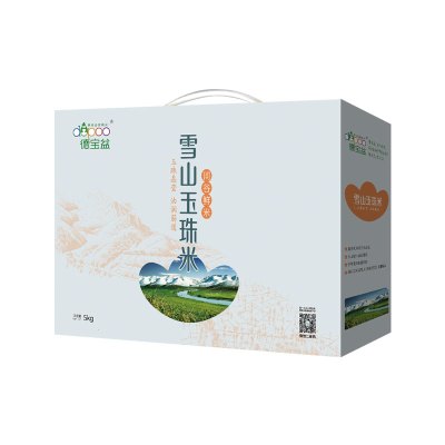 德宝盆雪山玉珠米（河谷鲜米）5kg