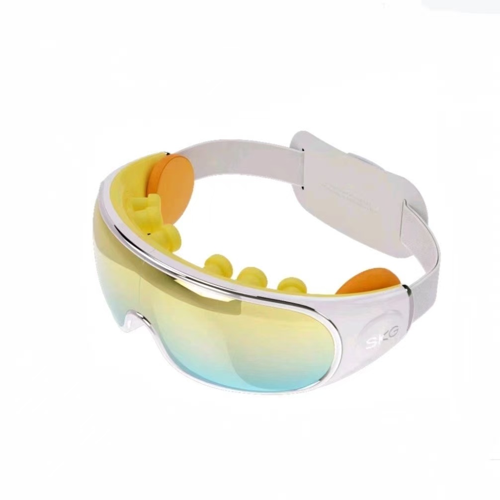 SKG眼部按摩仪学生儿童护眼仪金龟子眼保仪热敷睡眠眼罩眼睛按摩器蓝牙青少年款 点振+按压+热敷定制礼盒