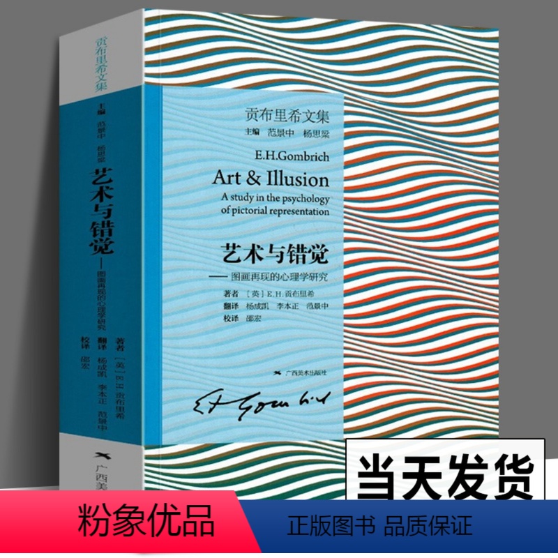 [正版]艺术与错觉 图画再现的心理学研究 贡布里希文集 艺术心理学书 艺术绘画史书籍 艺术理论图书 理想与偶像象征的图