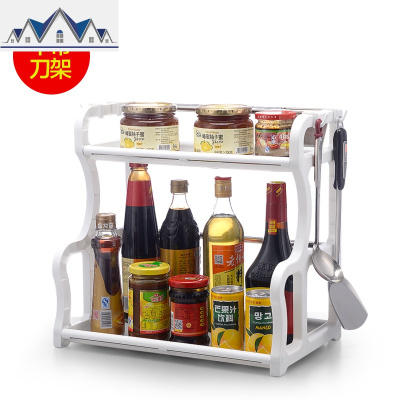 厨房置物架落地多层厨房置物架调味调料架子收纳架卫生间家用 三维工匠