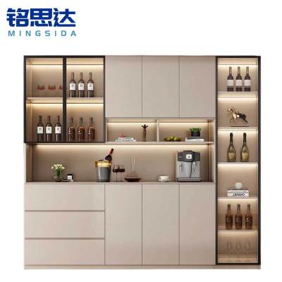 铭思达茶水柜储物柜2.4米台