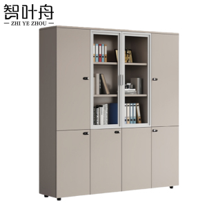 智叶舟办公文件柜四门160*40*200cm台