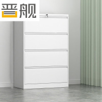 晋舰文件柜铁皮柜挂劳柜FC办公柜挂捞柜A4立式抽屉文件柜子宽四抽卡箱