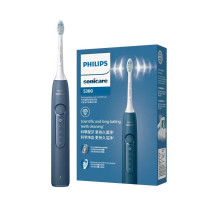 飞利浦(PHILIPS)电动牙刷钻石3系情侣款亮白&洁净刷头 HX5181/02星云蓝