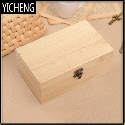 针线盒套装家用大号多功能实木整理箱手工手缝线结实大针线包收纳YICHENG2个大木盒升级版●纯色原木
