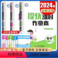 [正版]2024亮点给力提优课时作业本六年级下册语文数学英语江苏人教版苏教版译林版 6年级下统编版同步小学课时单元期中