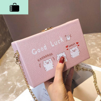 chic链条小包包新款2019卡通可爱女学生斜挎包ins超火网红单肩包NEW LAKE女士单肩包