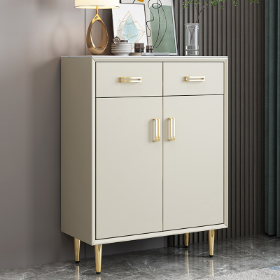 青木川 轻奢简约现代实木斗柜客厅家用小户型入户进门口玄关隔断门厅