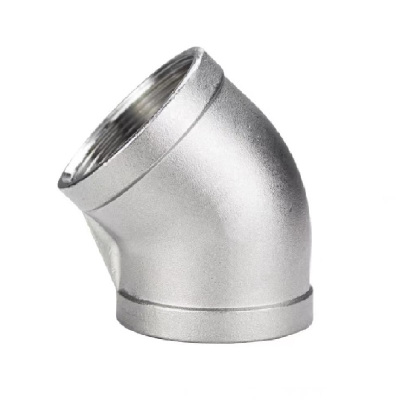 盛京联硕 45度不锈钢内丝弯头DN6 [1分]304材质 个