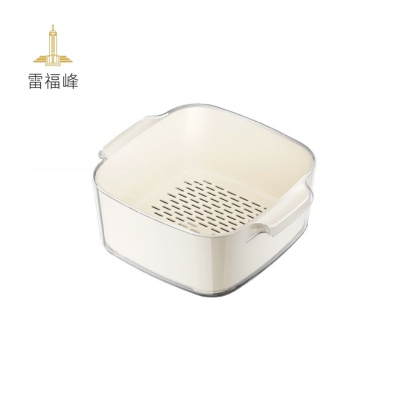雷福峰厨房沥水篮双层洗菜盆大号/套