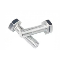 JIBIN/继彬 GB30 外六角螺栓 碳钢 4.8级 镀锌 全牙 M12×60 个