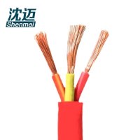 沈迈 铜芯硅橡胶耐高温电缆 YGCR-3*35平方 /米