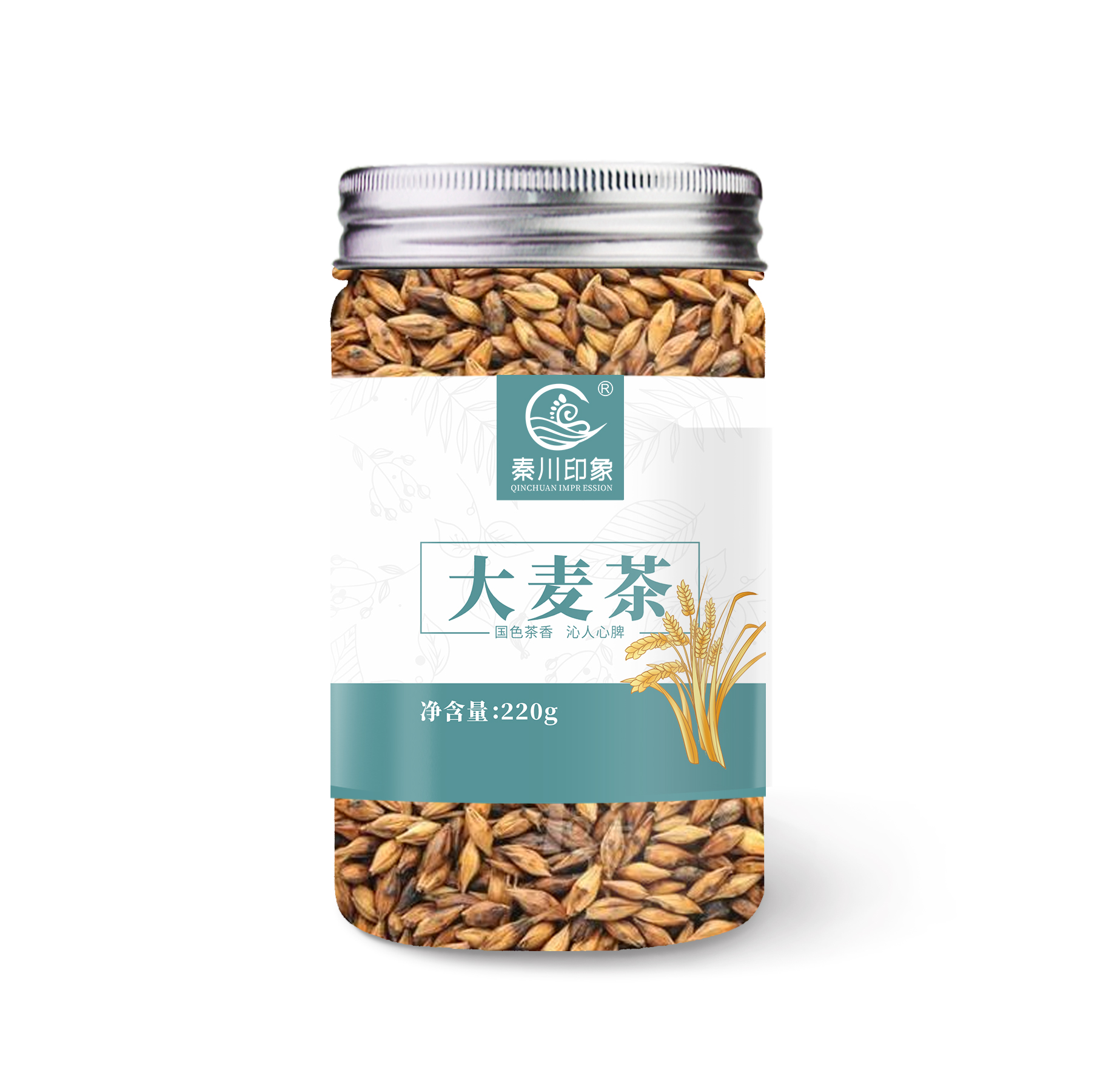 秦川印象大麦茶220g/罐