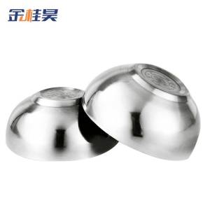 金桂昊 304不锈钢碗 亮光 碗 14cm 个