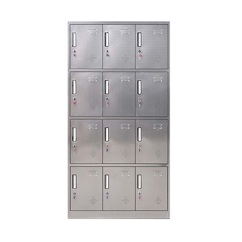 苏兴盛不锈钢员工储物柜文件柜存放柜子更衣柜存包柜十二更衣柜