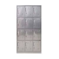 苏兴盛不锈钢员工储物柜文件柜存放柜子更衣柜存包柜十二更衣柜