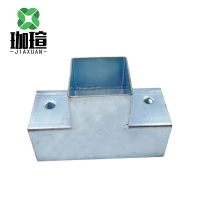 珈瑄 镀锌方管连接件直三通 25mm 个