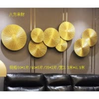 轻奢墙面装饰创意挂件餐厅客厅墙饰墙上背景墙壁挂新中式壁饰挂饰 三维工匠 (十全十美)