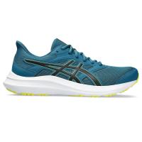亚瑟士(ASICS)男款跑步鞋舒适缓震工程网布拼接合成革耐磨跑鞋