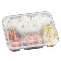 美威能 四格一次性快餐盒 150套 BCF4G/箱