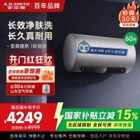 AO史密斯电热水器60升 国家补贴 80吨长效净水洗 免清洗 3kW变频速热 金圭特护 短款 E60ED6