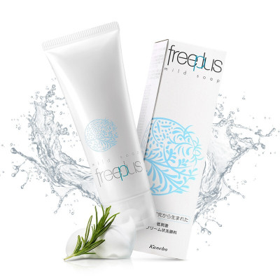 芙丽芳丝(freeplus)洗面奶女深层清洁泡沫氨基酸温和洁面乳净润洗面霜洁面100g