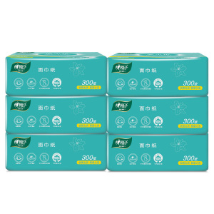 [AH]心相印抽纸6包*3层100抽家用实惠装面巾纸餐巾纸