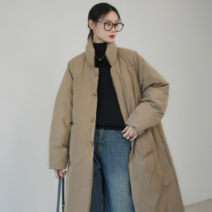2025年新款棉服女冬中长款韩版宽松大被子加厚棉衣棉袄过膝外套潮