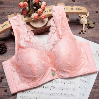 衫伊格(shanyige)无钢圈背心式文胸深v聚拢整薄杯收副乳u型美背内文胸