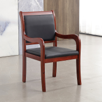 办公椅会议椅实木棋牌室麻将椅木质接待椅职员椅家用餐桌椅靠背椅