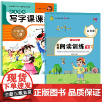 六年级 小学语文阶梯阅读训练+108篇语文同步写字课课练 全2册