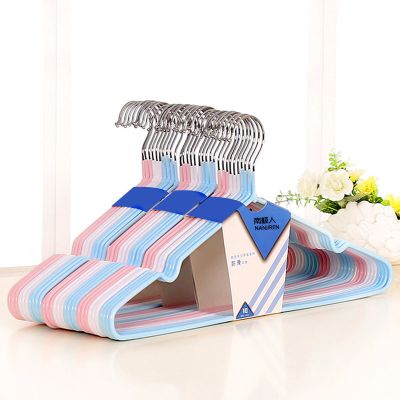 厂家直蕟-衣架成人衣架加粗家用衣架衣架子挂衣架无痕衣撑防滑晾衣架