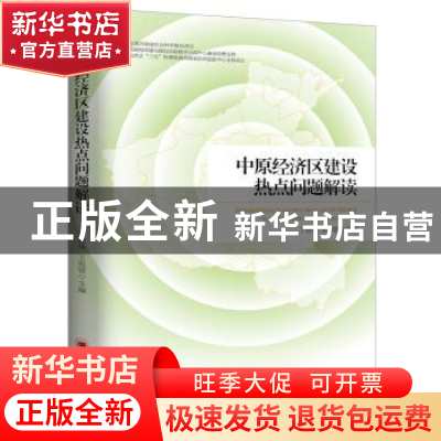 正版 中原经济区建设热点问题解读 丁志伟,王发曾 中国经济出版