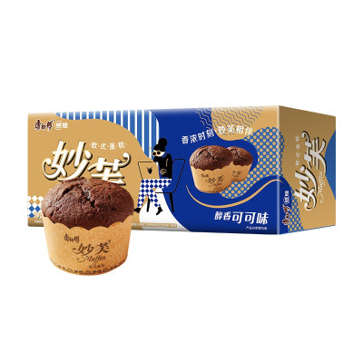 [4盒]康师傅妙芙欧式蛋糕(巧克力味)96g