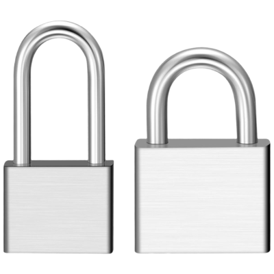 地造天成 SJ3700 30*28.5*17.5mm 短梁通开合金锁(计价单位:个)银色