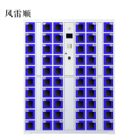 风雷顺智能手机柜存放柜存包柜储物柜60门透明款