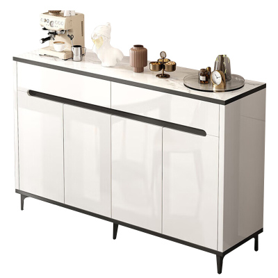 苏宁 质凡 现代简约家用茶水柜玄关柜餐边柜/ZF-XGG023/1400*300*1000mm