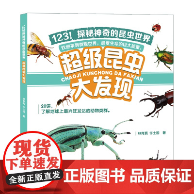 超级昆虫大发现/123!探秘神奇的昆虫世界2023年暑假书 广东省暑假读一本好书 小学生暑假课外阅读科普书 山东教育出版