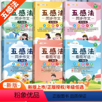 五感法同步作文[全套6本] 小学二年级 [正版]斗半匠五感法写作文三到六年级同步作文全套小学语文一年级二年级看图写话四五