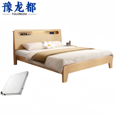 豫龙都床+床垫1.5m套