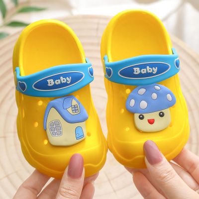 超柔环保儿童凉拖鞋夏季男童女童小孩洞洞鞋小中大童宝宝幼儿拖鞋臻涩