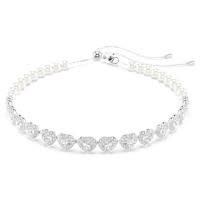 Swarovski闪耀爱心水晶可调节链式项链女浪漫组合时尚饰品