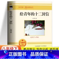 给青年的十二封信 [正版] 给青年的十二封信朱光潜原著完整版 初二八年级下册人教版课外读本 初中生课外世界名著书籍 青少