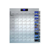 帅畅不锈钢员工食堂消毒餐厅紫外线高温餐盘餐具柜多格饭盒储物柜63门碗柜 紫外线消毒+高温热风循环