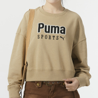 彪马(PUMA)女装新款跑步健身运动上衣户外休闲套头衫圆领卫衣626169-83 ZP