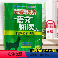 语文阅读同步拓展训练 A版 小学三年级 [正版]2023新版 新黑马阅读语文阅读同步拓展训练小学三3年级A版 通用版小学
